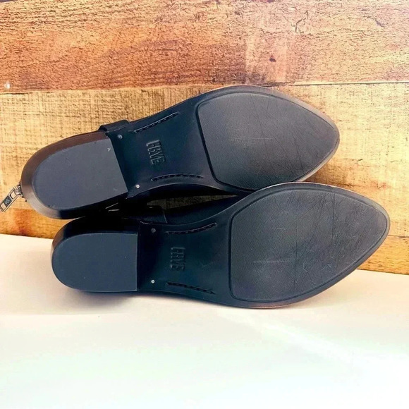 NWOT Frye Ray Harness Back Zip Leather Ankle Booties - Picture 10 of 10